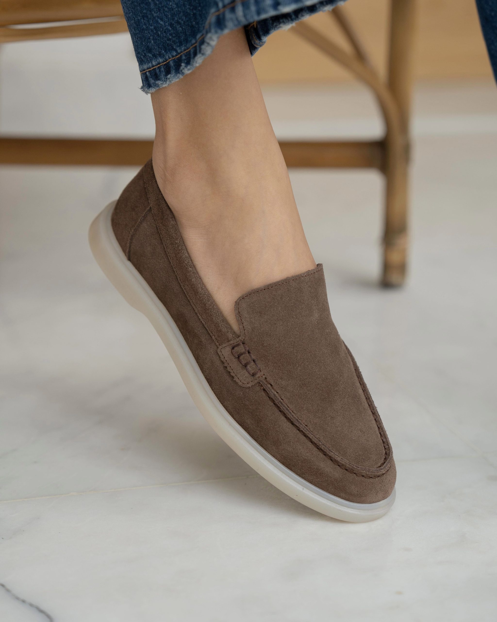 IMG_2946.JPG ELROYA Brown Leather Women's Loafer - Image 1