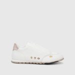 ALLIE White Leather Women's Sneaker