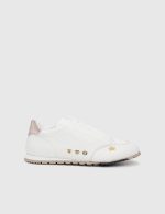 ALLIE White Leather Women's Sneaker