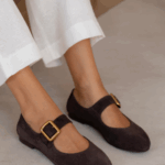 COALIN Brown Suede Leather Women's Loafer