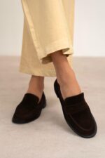 ELOIN Brown Leather Women's Loafer - Image 2
