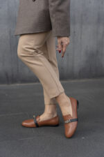 AMELIE Tan Leather Women's Loafer - Image 3