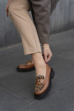 RENATA Tan Leather Women's Loafer - Image 5