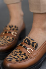 RENATA Tan Leather Women's Loafer - Image 3