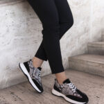 LUISA Black Leather Women's Sneaker