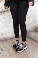 LUISA Black Leather Women's Sneaker - Image 2