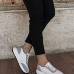 JAYDE White Leather Women's Sneaker