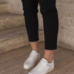 KIARA White Leather Women's Sneaker