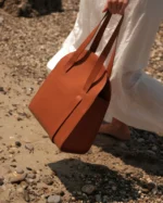 COLUMBINA Leather Women's Tote Bag - Image 2