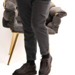 BROOK Brown Leather Men's Classic Shoes