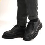 BROOK Black Leather Men's Classic Shoes