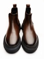 JAGGER Brown Leather Men's Boots - Image 3