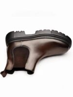 JAGGER Brown Leather Men's Boots - Image 5