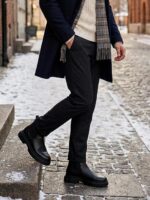 JAGGER Black Leather Men's Boots - Image 2