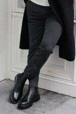 MAJOR Black Leather Men's Boots