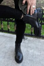HEAD Black Leather Men's Boots - Image 2
