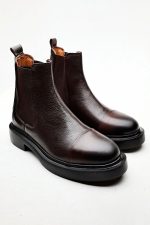 MAJOR Brown Leather Men's Boots