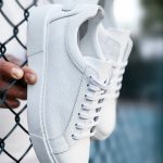FIERO White Leather Men's Sneakers