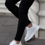 MARINO White Leather Men's Sneakers
