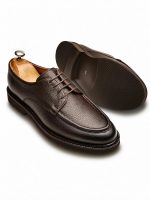 MILAN Brown Leather Men's Classic Shoes - Image 2