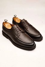 MILAN Brown Leather Men's Classic Shoes