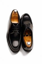 MILAN Black Supple Leather Men's Classic Shoes - Image 4