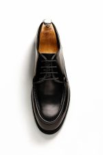 MILAN Black Supple Leather Men's Classic Shoes - Image 6