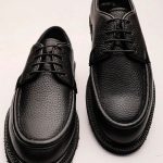 MILAN Black Leather Men's Classic Shoes