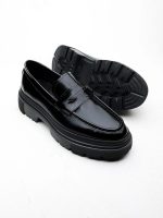 YEEP Black Supple Leather Men's Classic Shoes - Image 2