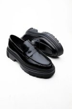 YEEP Black Supple Leather Men's Classic Shoes - Image 3