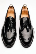 MORRIS Black Supple Leather Men's Classic Shoes
