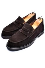 TYLOR Brown Suede Leather Men's Classic Shoes - Image 2
