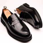 TYLOR Black Patent Leather Men's Classic Shoes