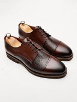 LORD Brown Leather Men's Classic Shoes - Image 2