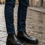 VENTO Black Leather Men's Boots
