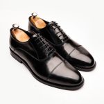 GAZELLE Black Leather Men's Classic Shoes