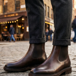 VENTO Brown Leather Men's Boots