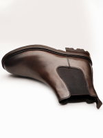 VENTO Brown Leather Men's Boots - Image 4