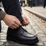 BOLTON Black Leather Men's Classic Shoes