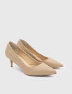 NELIA Nude Leather Women's Stiletto - Image 3