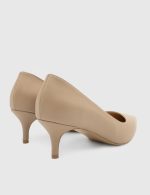 NELIA Nude Leather Women's Stiletto - Image 4