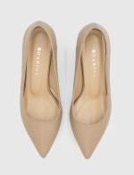 NELIA Nude Leather Women's Stiletto - Image 5