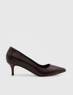 NELIA Burgundy Leather Women's Stiletto