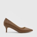 NELIA Brown Leather Women's Stiletto