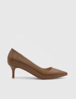 NELIA Brown Leather Women's Stiletto