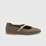 NORA Mink Leather Women's Ballerina
