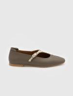 NORA Mink Leather Women's Ballerina