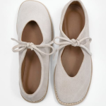 SOLVE Gray Suede Leather Women's Loafer