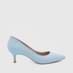 OPHELIA Blue Leather Women's Stiletto