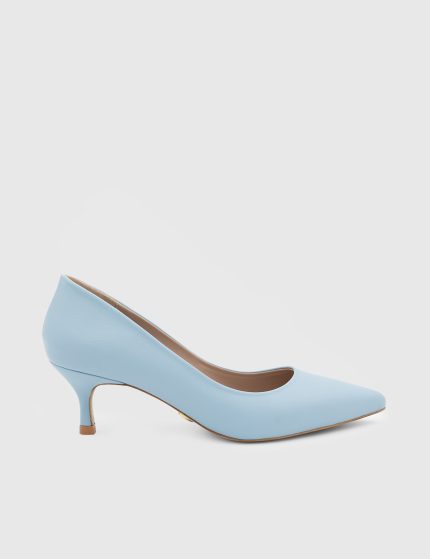 OPHELIA Blue Leather Women's Stiletto